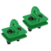 QLoztyse 2 Pieces Tractor Bucket Grab Hook Sturdy 3/8 for Loader Tractor Bucket Truck Green